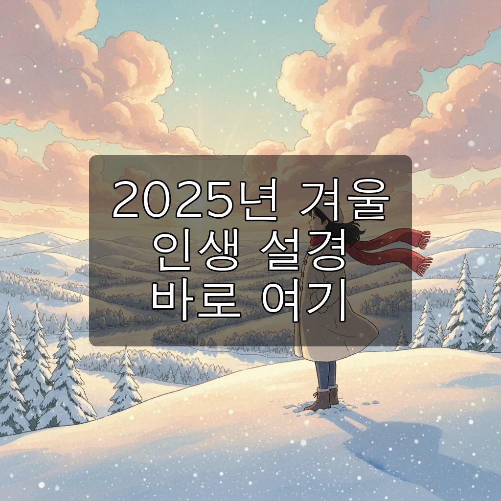 2025년 겨울 국내여행지 추천 설경과 축제가 있는 낭만 명소 베스트 10