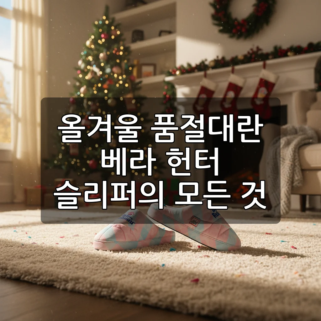 베라 헌터 슬리퍼 사전예약 성공 꿀팁과 따끈따끈 실물 후기