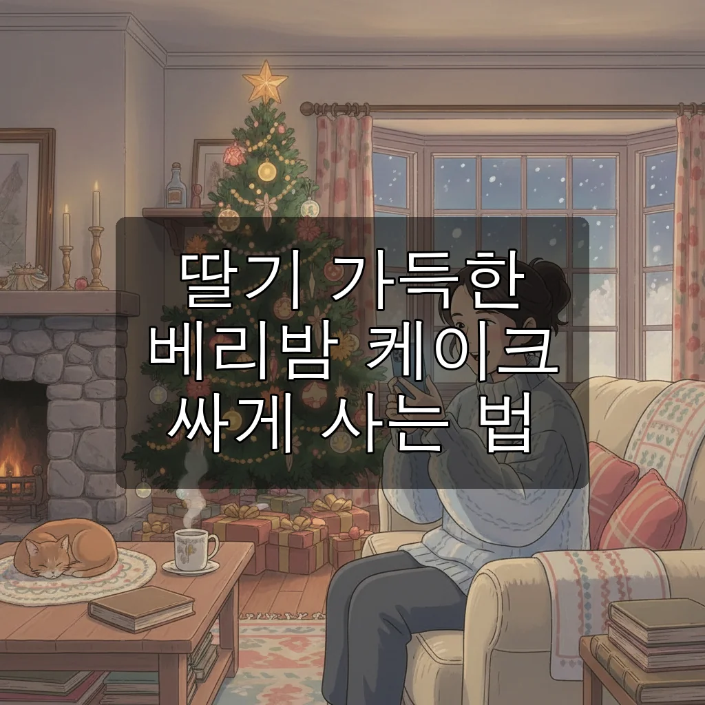 2025 파리바게뜨 베리밤 크리스마스 케이크, 사전예약 30% 할인 꿀팁