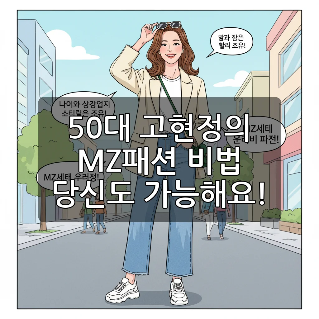나이를 잊은 스타일! 고현정 MZ 세대 패션 공식7, 당신도 따라 해봐요!