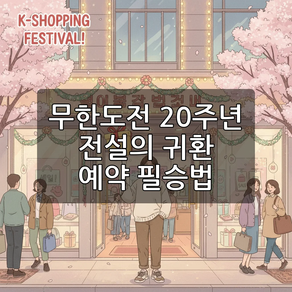 무한도전 팝업 예약 성공 꿀팁! 20주년 더현대 서울 굿즈 일정 총정리