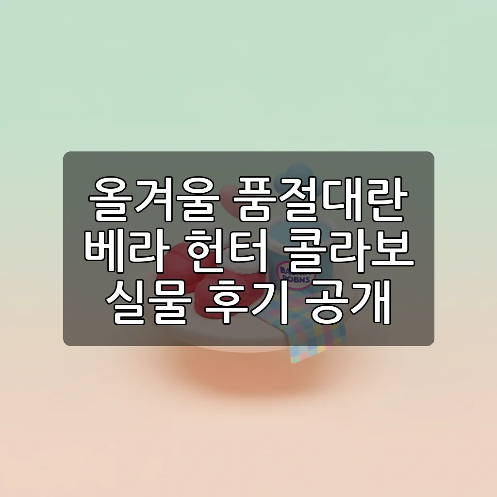 베라 헌터 슬리퍼 2025 한정판 실물 후기 및 사이즈 팁, 품절 대란 이유가 있네