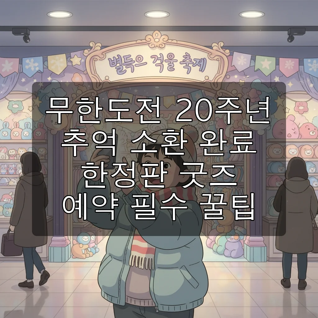 무한도전 팝업 20주년! 더현대 서울 예약 꿀팁과 굿즈 총정리