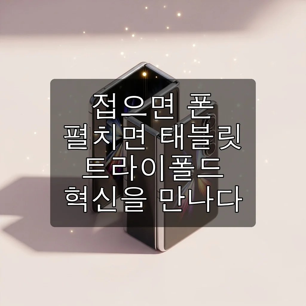 삼성 갤럭시 Z 트라이폴드 완벽 분석: 3단 폴더블폰, 미래를 열다!