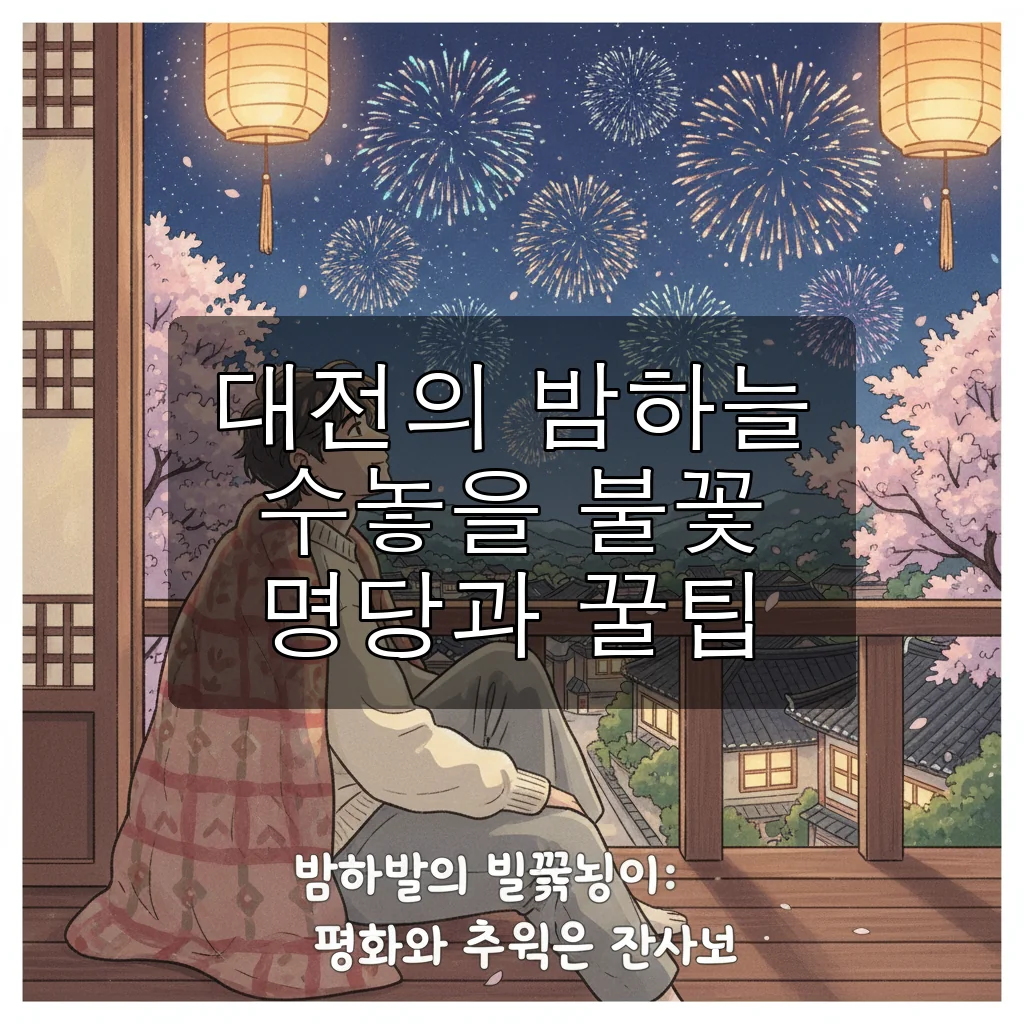 2025 대전 한화 불꽃축제 명당 주차 꿀팁 총정리