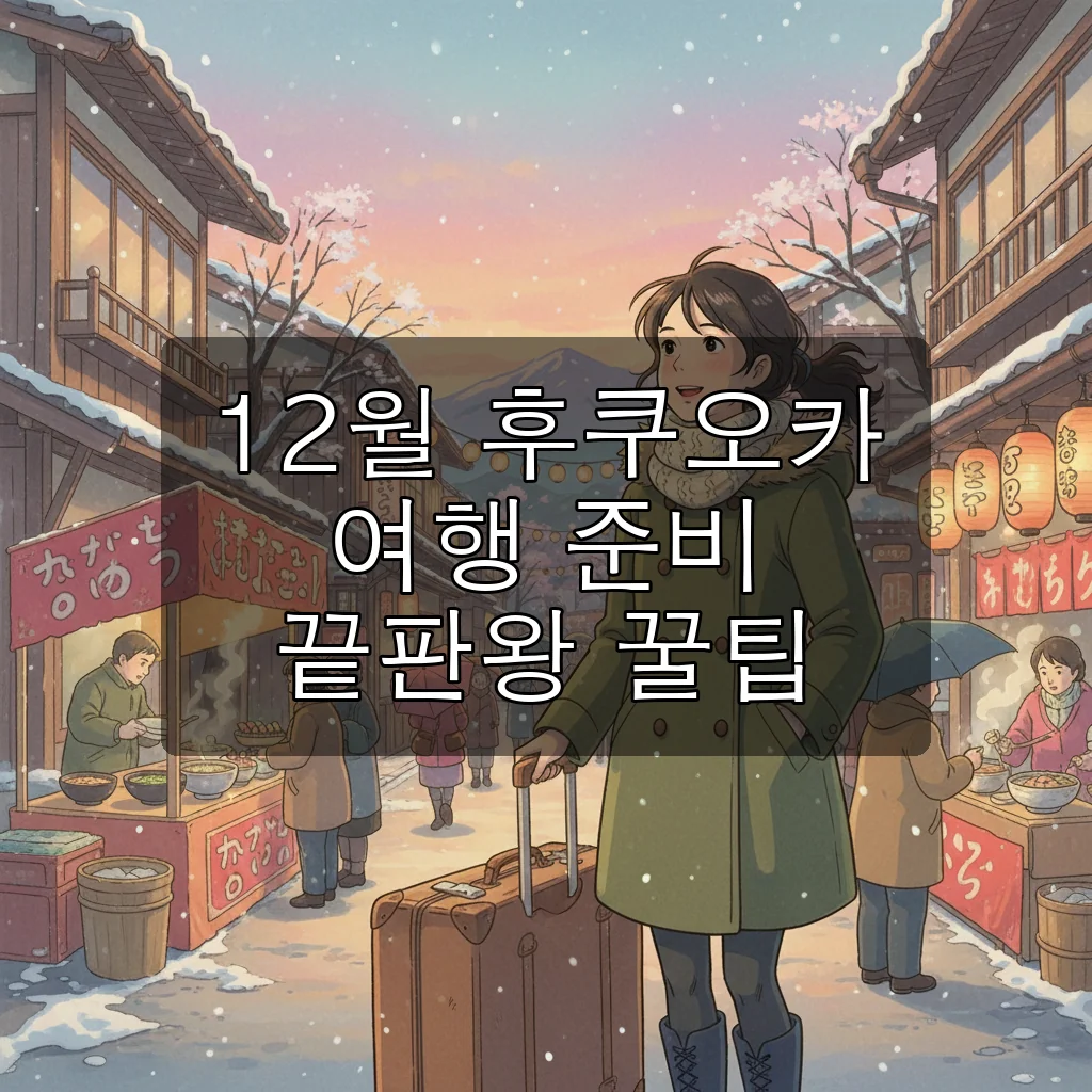12월 후쿠오카 날씨 옷차림부터 여행 코스까지 완벽 가이드