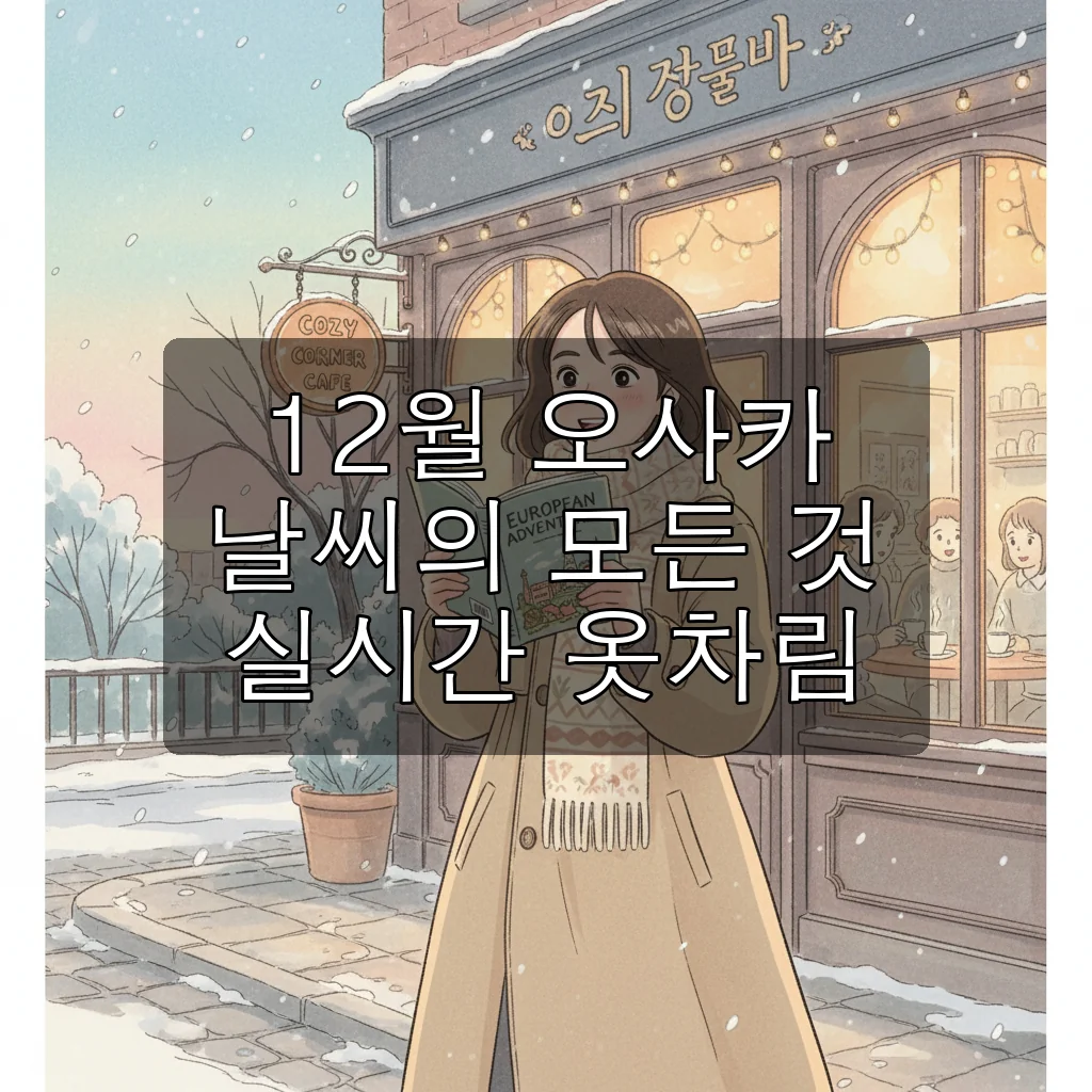 2025년 12월 오사카 날씨 예보와 여행 옷차림 완벽 가이드