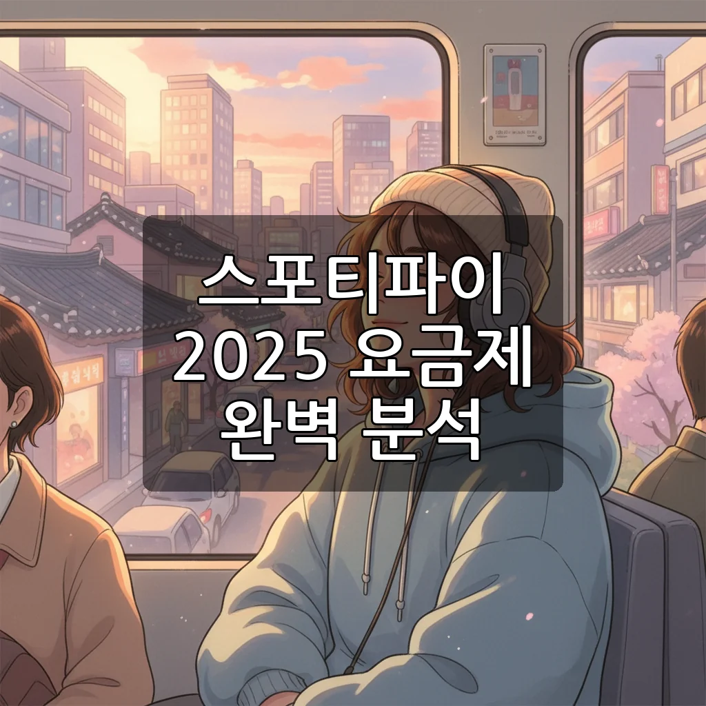 스포티파이 요금제 완벽 가이드: 2025년 최신 가격과 현명한 선택 기준