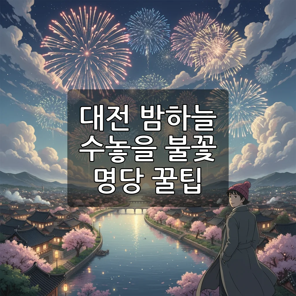 2025 대전 한화 불꽃축제 명당 주차 꿀팁 총정리! 한화이글스 40주년 기념