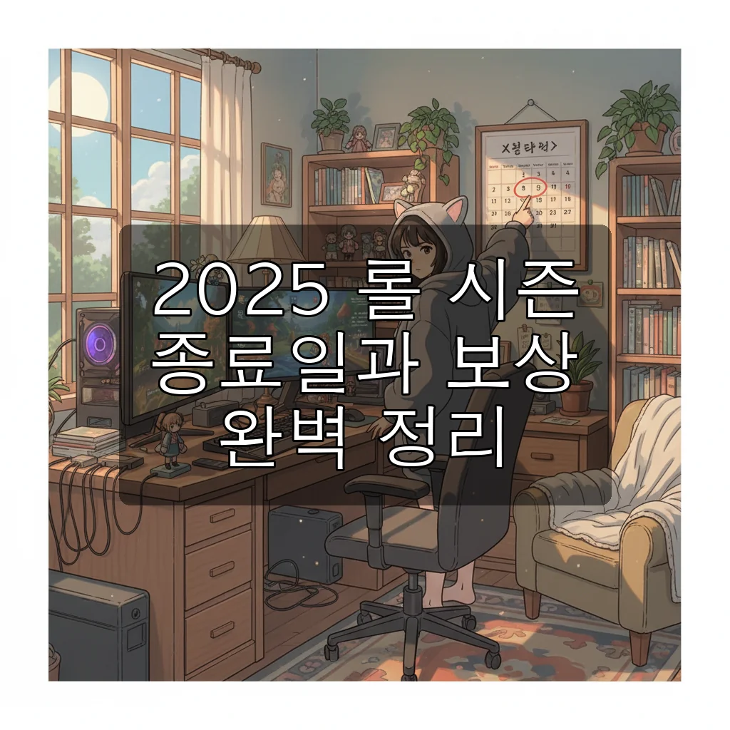 2025 롤 시즌 종료일 확정! 랭크 초기화와 보상 정보 총정리