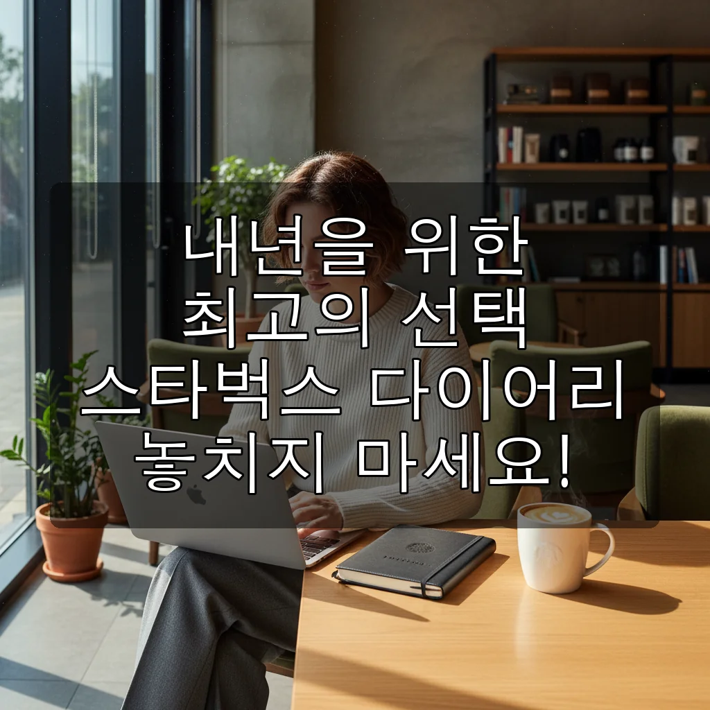 새해 계획, 스타벅스 다이어리 2026으로 완벽하게! 프리퀀시부터 구매 팁까지