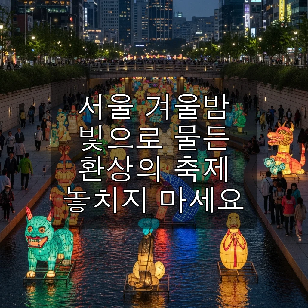 2025 청계천 빛초롱축제: 겨울밤 서울을 밝히는 마법 같은 순간 완벽 가이드!