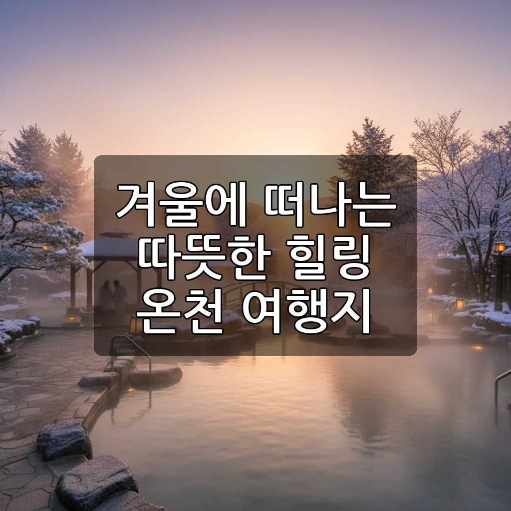 이천 테르메덴 겨울 온천 여행, 따뜻한 힐링 스팟 완전 정복