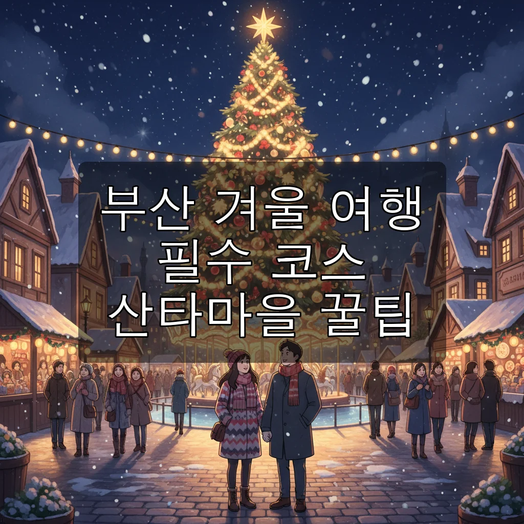 2025 부산 산타마을 크리스마스 빌리지, 무료 입장과 스노잉쇼 명당 꿀팁 대방출
