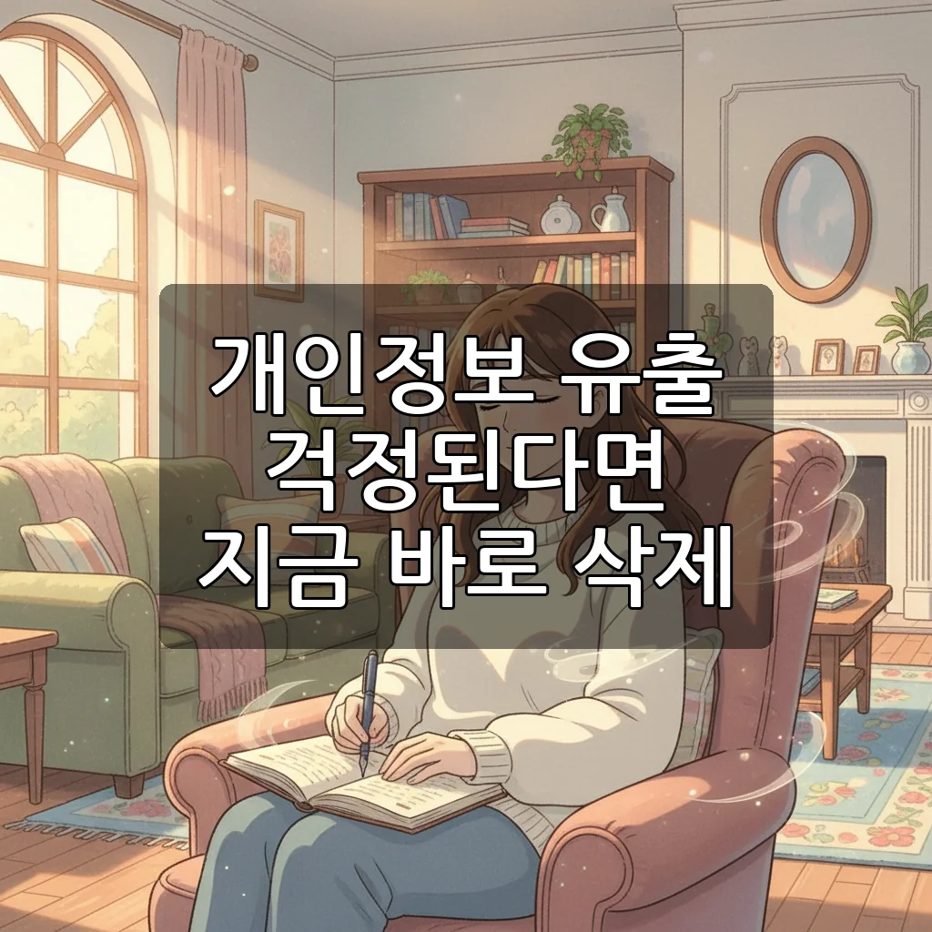 쿠팡 통관번호 삭제, 찜찜함 날리는 가장 확실한 방법 (2025 최신)