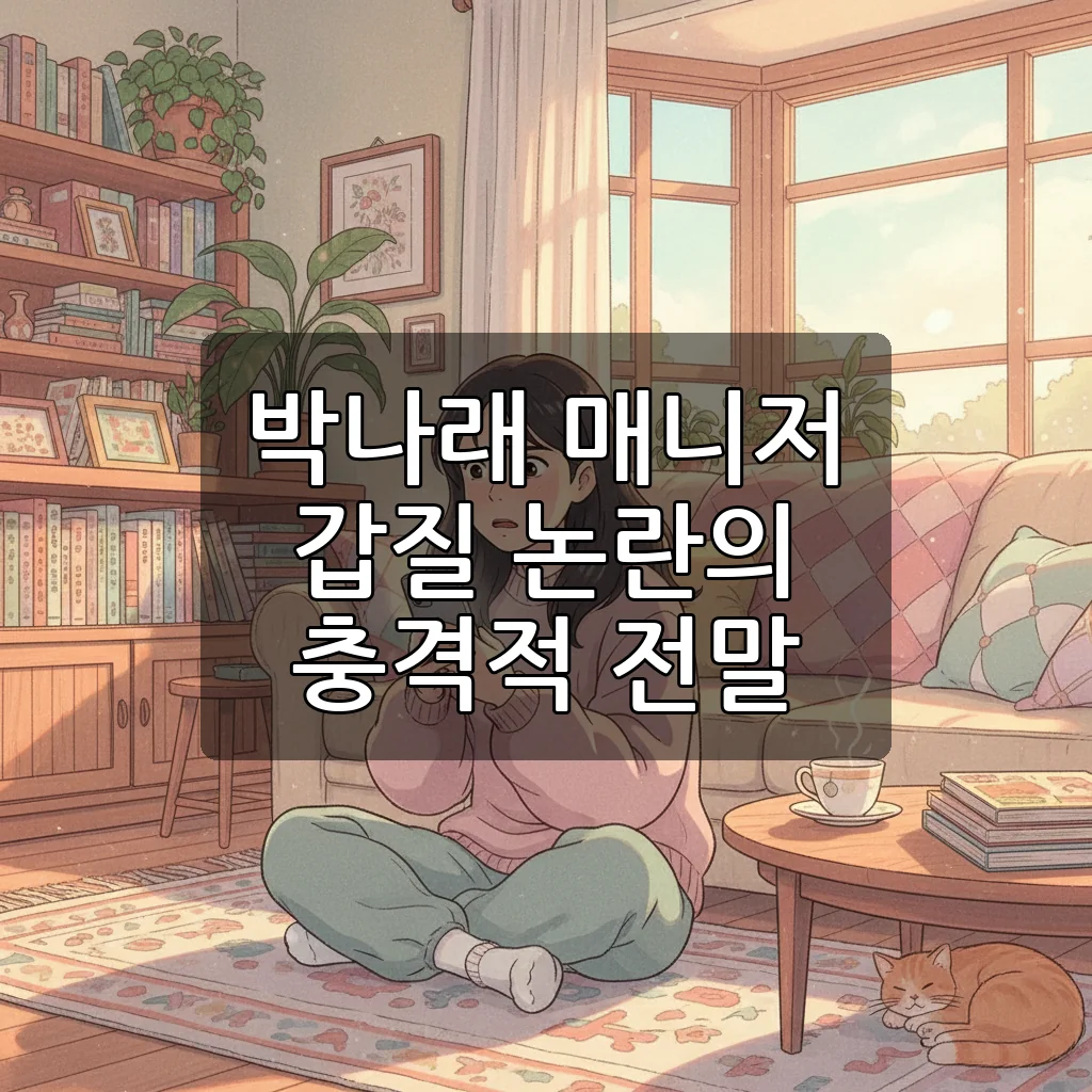 박나래 전 매니저 갑질 논란 및 1억 소송, 진실 공방의 모든 것