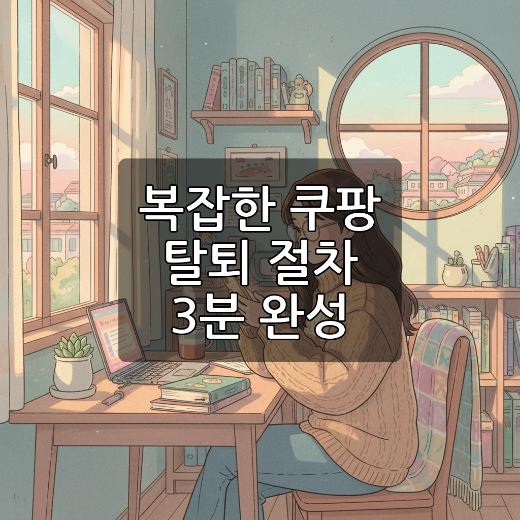 쿠팡 탈퇴하는 법: 복잡한 절차 3분 만에 해결하는 완벽 가이드